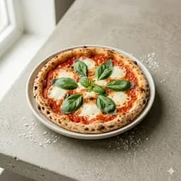 Margherita pizza on the Eddo digital menu