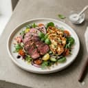 Roast Beef & Halloumi Salad