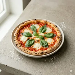Margherita pizza on the Eddo digital menu